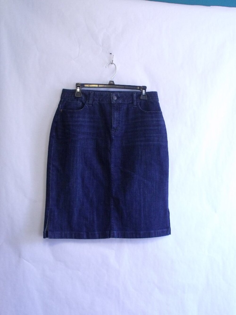 Chico's Denim Pencil Skirt